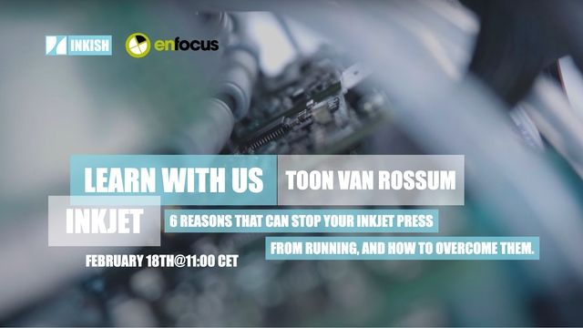 6 reasons that can stop your inkjet press from running, and how to overcome them.