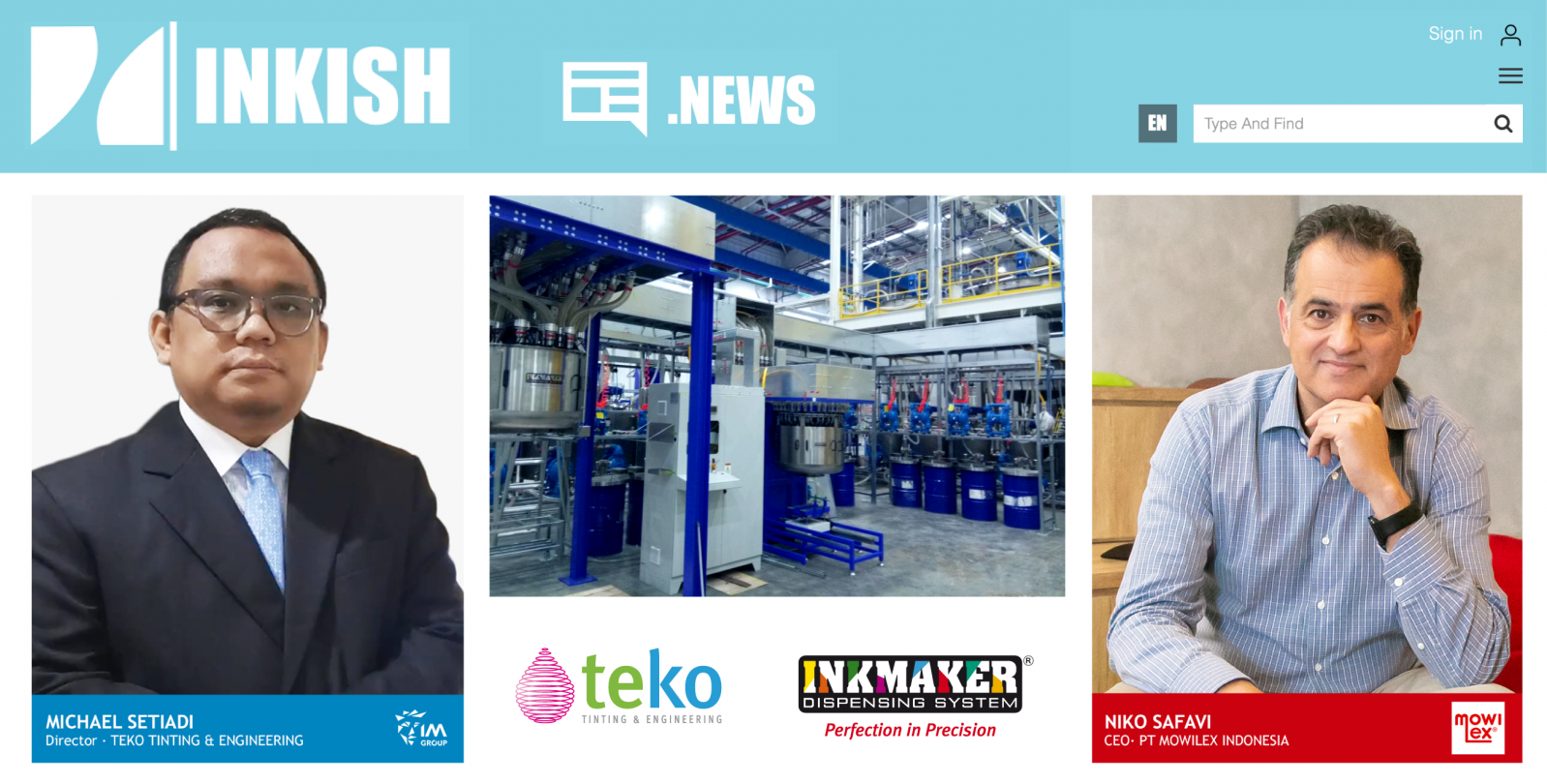 TEKO INSTALLS INKMAKER EASYPAINT 24V AT MOWILEX INDONESIA