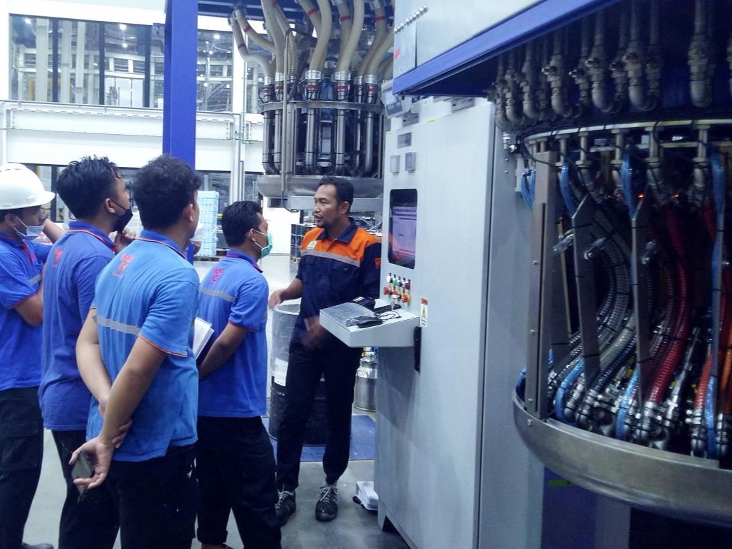 Inkmaker Easypaint installation at Mowilex Cikande factory