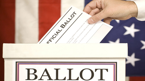 Ballot box USA