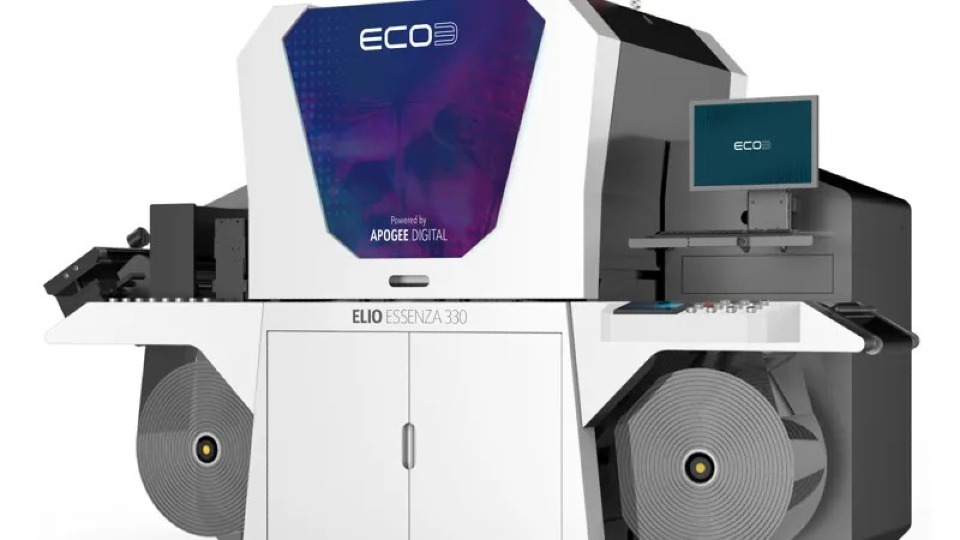 ECO3 Enters Digital Label Press Market with Three-Platform ELIO Portfolio