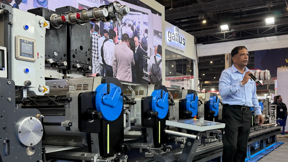Gallus Brings Locally Assembled Flexomaster Press to India's Booming Label Marke