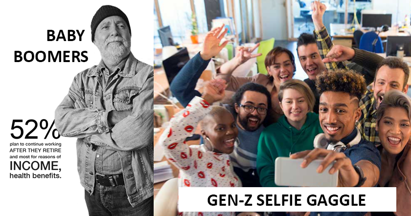 Boomers and Gen Z